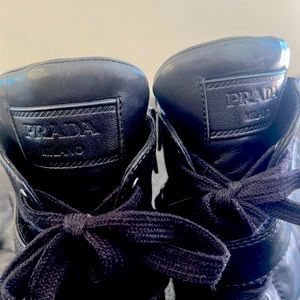 Prada ankle boots, leather size 37